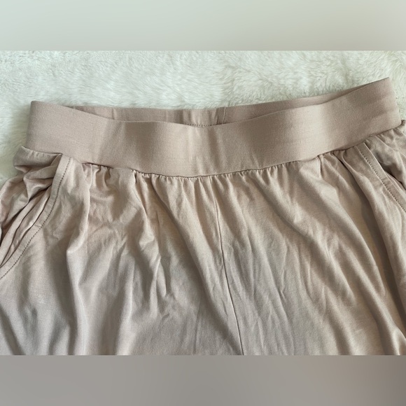 Pure Fiber Bamboo Women's Pink 2pc Loungewear Crew Neck Top & Jogger Set Size S - Picture 9 of 10